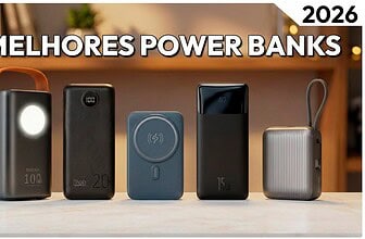 5 Melhores Power Banks para Comprar em 2026: Portáteis, Potentes e com Carregamento Rápido