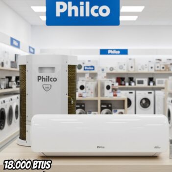Ar Condicionado Split Hi Wall Inverter Philco 18000 BTU/h Frio PAC18FC – 220 Volts