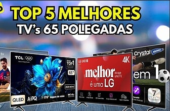 As 5 Melhores TVs de 65 Polegadas em 2026: Ranking Atualizado com Custo-Benefício, Cinema e Games