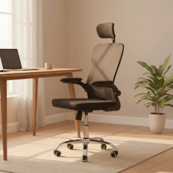 Cadeira de escritório Diretor com Encosto de Cabeça Flink Healer