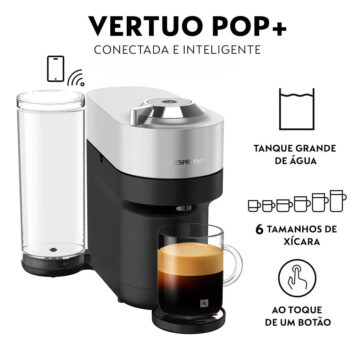 Cafeteira Nespresso Premium Vertuo Pop+ Prata