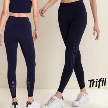 Calça Legging Feminina Trifil Sem Costura Academia Cós Alto