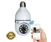 Camera Segurança Panoramica Lampada E27 Wifi Espia Com Rastreio de Movimento - IP CAMERA