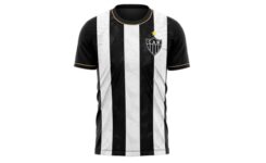 Camisa Atlético Mineiro Trevo Preta e Branca