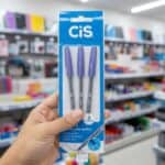 Caneta Esferográfica Scrit 1 mm, Azul, Blister, Pacote de 3