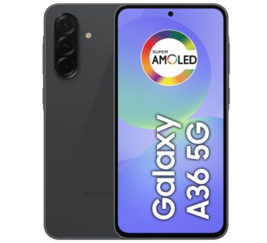 Celular Samsung Galaxy A36 5G 256GB, 8GB RAM, Recursos AI (Preto)