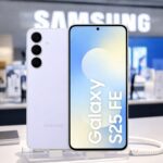 Celular Samsung Galaxy S25 FE 5G, 128GB, 8GB, Câmera Tripla - Azul