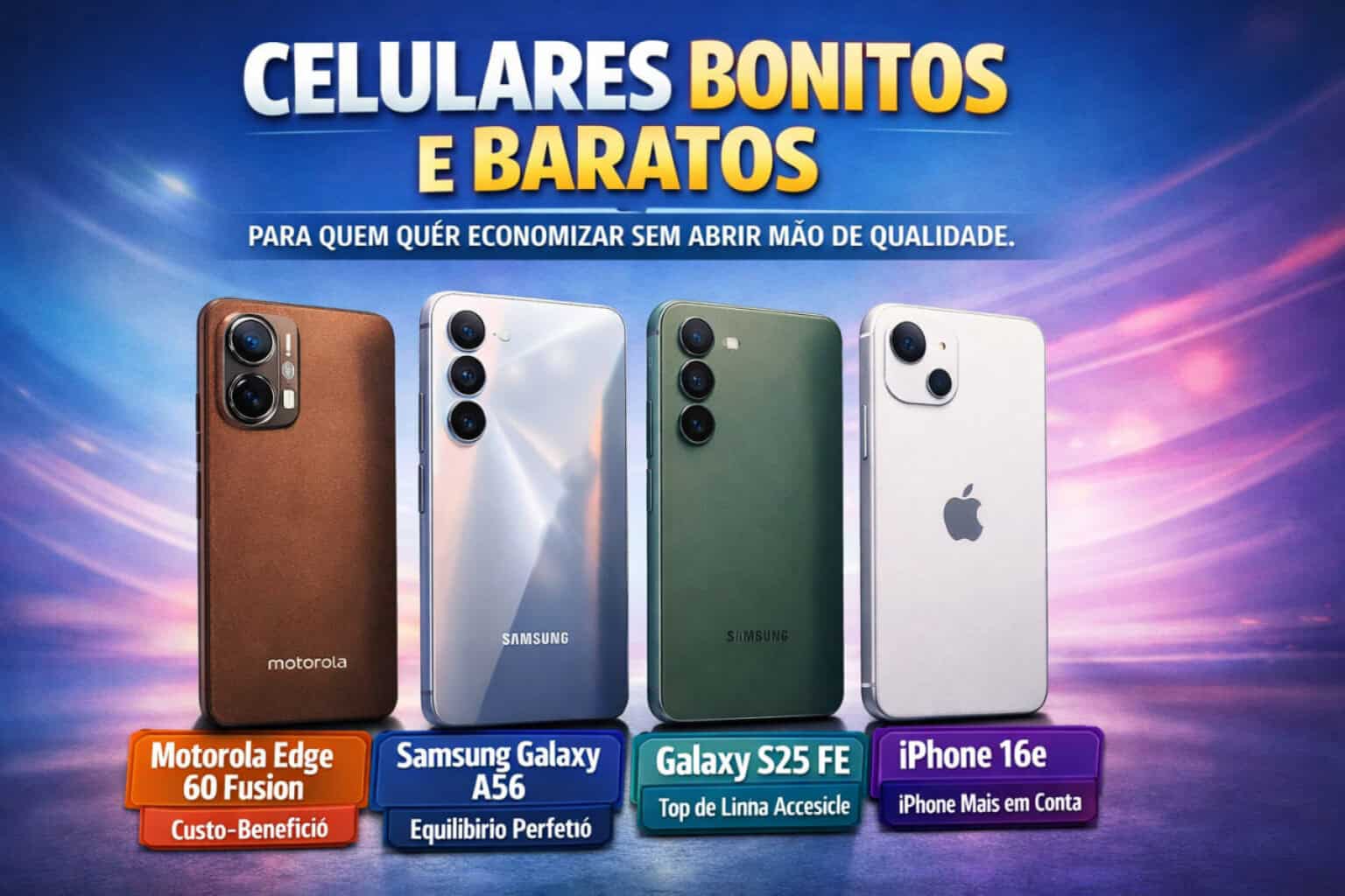 Celulares bonitos e baratos para quem quer economizar sem abrir mão de ...