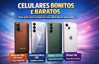 Celulares bonitos e baratos para quem quer economizar sem abrir mão de qualidade