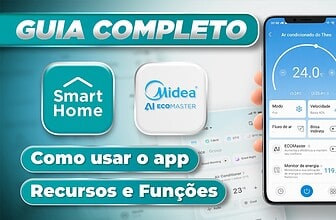 Como configurar e usar o app SmartHome da Midea no ar-condicionado