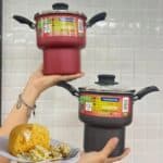 Cuscuzeira 14cm 1,9l Turim Vermelho Antiaderente Tramontina