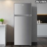 Geladeira Eos 230 Litros Duplex Inox Erv250ds 220v