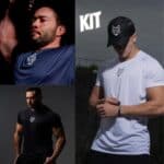 Kit 3 Camisetas Masculina Dry Alpha Lobo Geométrico