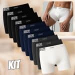 Kit Com 10 Cuecas Boxer Microfibra Adulto Usee Brasil