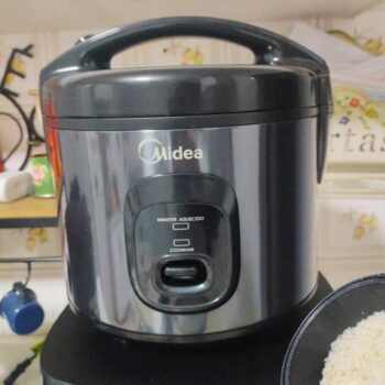 Panela De Arroz Elétrica 3l Preta Midea Cor Preto