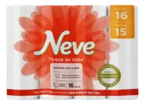 Papel Higiênico Folha Dupla Neve Leve 16 Pague 15