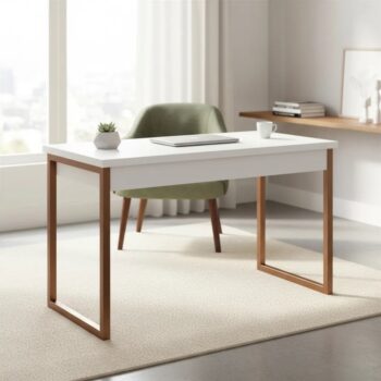 Mesa Home Office Escrivaninha Industrial Quarto Notebook