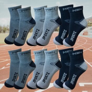 Kit 12 Pares Meias Cano Medio Casual Atacado Original