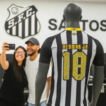 Camisa Santos II 25/26 Neymar N° 10 Torcedor Umbro Masculina