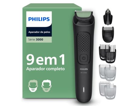 PHILIPS Multigroom Aparador de Pelos 9 em 1, Bivolt – MG3927/15