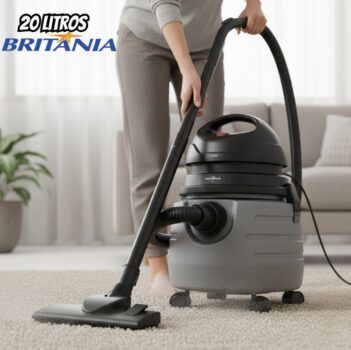 Aspirador de pó britânia bas87 20l 1500w Preto