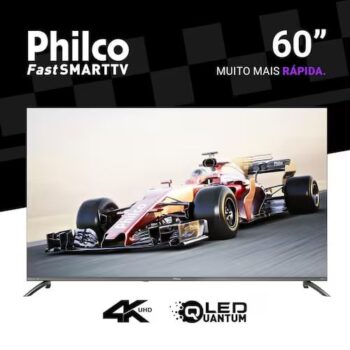 Smart TV 60″ Philco QLED Roku Dolby Audio P60CRA