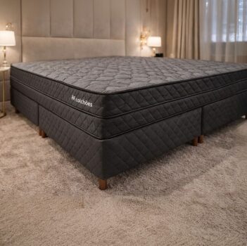 Colchão Casal Ortopédico Espuma D45 Extra Firme 138x188x17cm BF Colchões