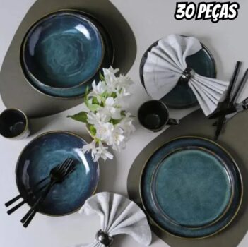 Porto Brasil Aparelho de Jantar 30 peças Bio Oceano