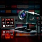 Projetor Hy 320 Smart Pholex Full Hd 4k Android 11 Wifi Blue Preto 127/220v