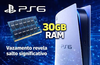 PS6 pode chegar com 30 GB de RAM: novo vazamento aponta salto técnico significativo