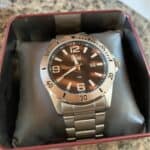 Relógio Masculino Analógico Com Data Berlim Prata Dumont Cor do fundo Preto