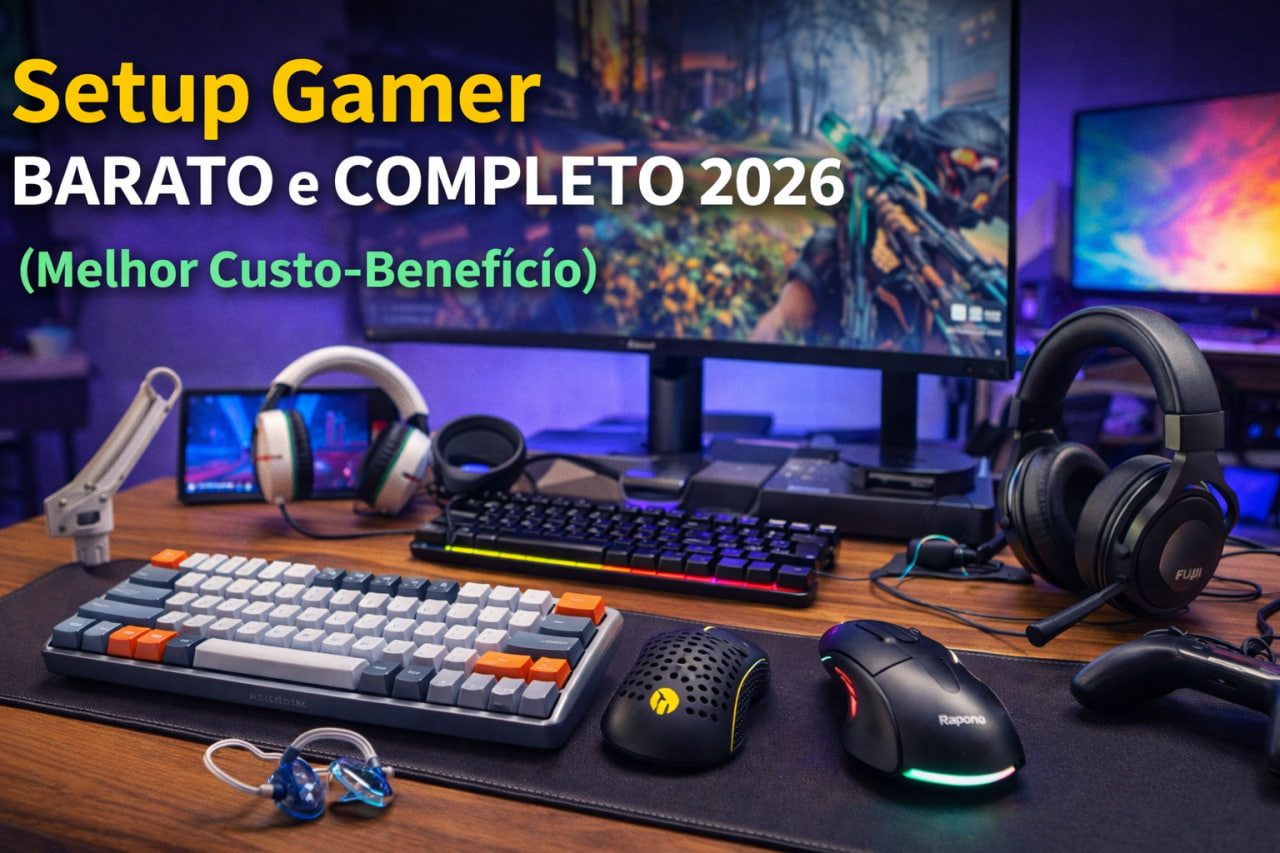 setup gamer barato e completo 2026 guia definitivo para montar o melhor custo beneficio Setup Gamer Barato e Completo 2026: Guia Definitivo para Montar o Melhor Custo-Benefício