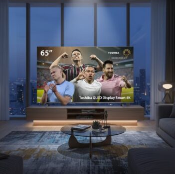Smart TV QLED 65″ 4K Toshiba 65C450NS Google TV 4 HDMI 2 USB Wi-Fi – TB036M