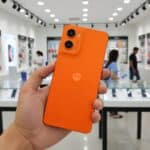 Smartphone Motorola Moto g06-128GB 12GB (4GB RAM + 8GB Ram Boost) e Camera 50MP com AI Bateria de 5200 mAh Tela 6.9" - Laranja