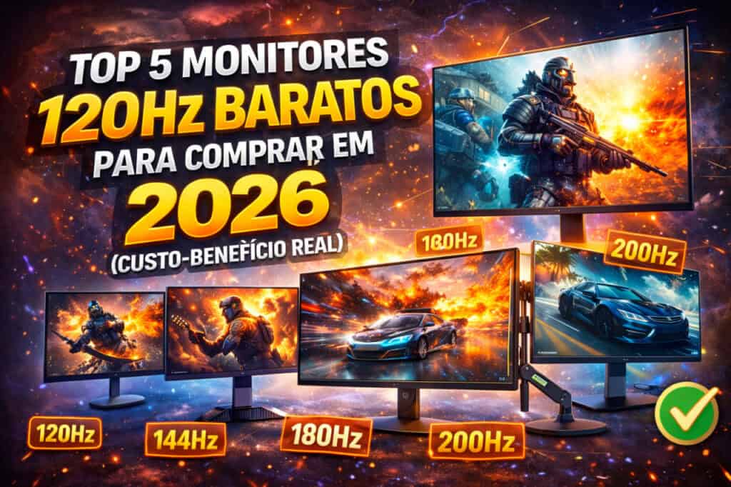 Top 5 Monitores 120Hz Baratos Para Comprar Em 2026 Custo Benef Cio Real Top 5 Monitores 120hz Baratos Para Comprar Em 2026 Custo Beneficio Real 1024x682 