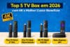 Top 5 TV Box em 2026 com 4K e Melhor Custo-Benefício