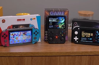 Consoles portáteis baratos da Shopee: comparação entre RG36S, M17 e X7 Plus (A8290)