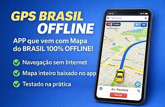 GPS Brasil Offline: app com mapa do Brasil completo sem internet