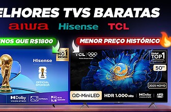 Guia completo das TVs baratas em 2026: qual modelo escolher sem gastar muito