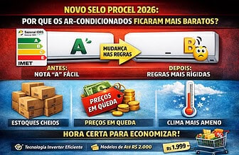 Novo Selo Procel 2026: Por Que os Ar-Condicionados Mudaram (E Ficaram Mais Baratos)