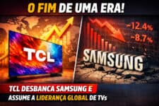 TCL supera Samsung e assume liderança global em TVs: o que explica essa virada no mercado