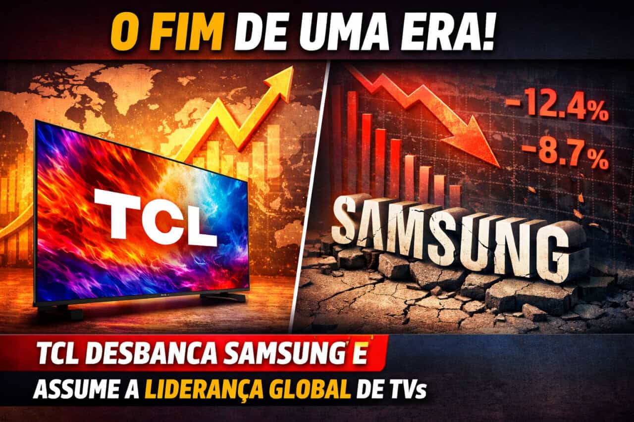 tcl supera samsung e assume lideranca global em tvs o que explica essa virada no mercado TCL supera Samsung e assume liderança global em TVs: o que explica essa virada no mercado