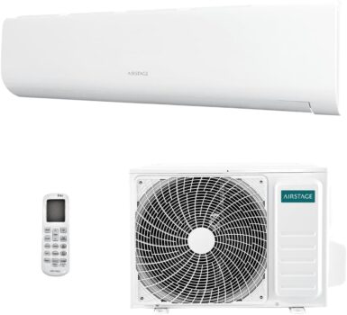 Ar-condicionado Split HW Inverter Fujitsu Airstage Essencial 9.000 BTUs R-32 Quente/Frio 220V