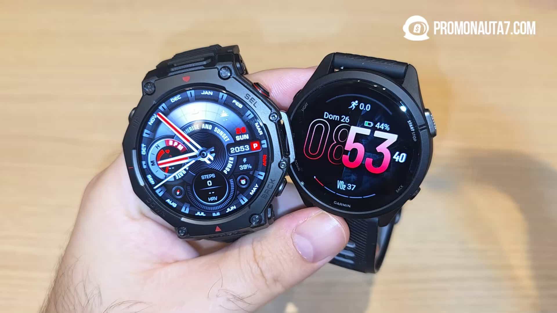 amazfit t rex 3 pro vs garmin forerunner 265 music qual smartwatch vale mais a pena em 2026 Amazfit T-Rex 3 Pro vs Garmin Forerunner 265 Music: Qual Smartwatch Vale Mais a Pena em 2026?