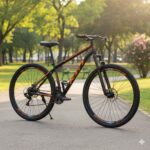 Bicicleta Aro 29 Aço Carbono KGT Shift Freios a Disco Suspensão 21 marchas