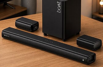 boAt Aavante Prime X: soundbar 7.1.4 com Dolby Atmos e 700W chega ao mercado