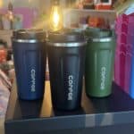 Caneca Copo Termico Coffee Inox Com Tampa Anti-vazamento