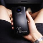 Carregador Portátil 20000 Turbo 22.5w Power Bank Premium Universal Rápido Para Samsung iPhone Xiaomi Motorola Celular Smartwatch Tablet Davely Preto