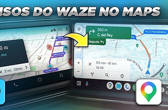 Como usar Google Maps com alertas do Waze no Android Auto (guia completo)