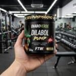 Dilabol Pump Pré Treino Pote 300g Sabor Frutas Amarelas Diabo Verde - FTW